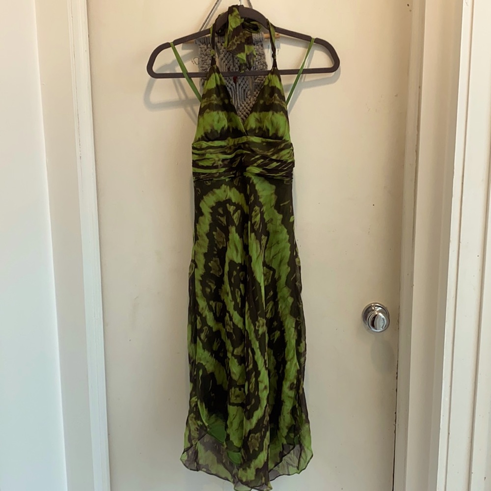 BCBG MAXAZRIA HALTER DRESS